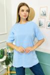 155256 Oversize Baskisiz Duz Tshirt